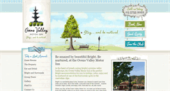 Desktop Screenshot of ovensvalleymotorinn.com.au